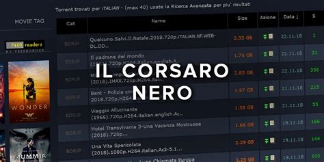 ilcorsaronero link|il corsaro nero torrent ita.